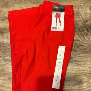 Women Rafella Stetch Ankle Pant Size 4